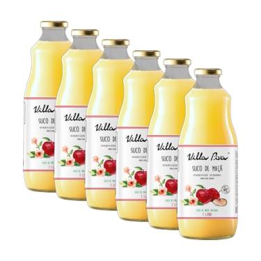Imagem de Kit 6X: Suco de Maçã Integral Sem Açúcar Villa Piva 1L