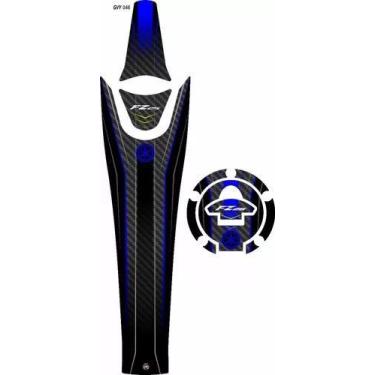 Imagem de Adesivo Faixa Gravata Bocal Tanque Resinado Fz25 Yamaha 27 - Resitank