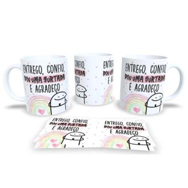 Imagem de Caneca de Porcelana Personalizada Flork Frases Engraçadas, Divertidas 