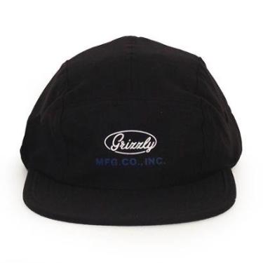 Imagem de Boné Grizzly Five Panel Third Down Camper Hat - Preto-Unissex