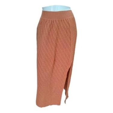 Imagem de Saia Longa Inverno Tricot Premium Moda Evangélica Quentinha-Feminino