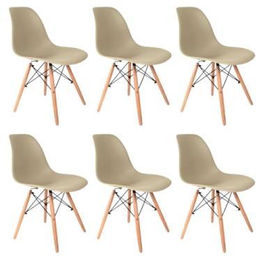 Imagem de Conjunto 6 Cadeiras Eames Eiffel Dkr Movescan Fendi