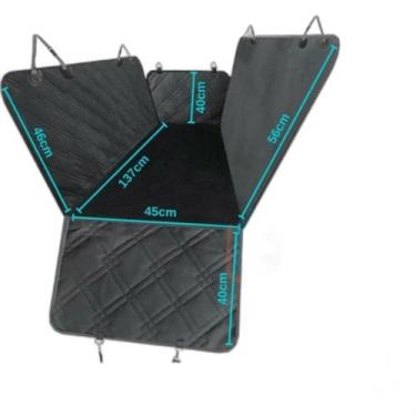 Imagem de Kit Capa Pet Protetora De Banco Traseiro Com Ziper E Cinto D - Duke & 