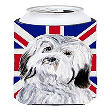 Imagem de Havanese with English Union Jack British Flag Tall Boy Beverage Insulator Hugger SC9874TBC