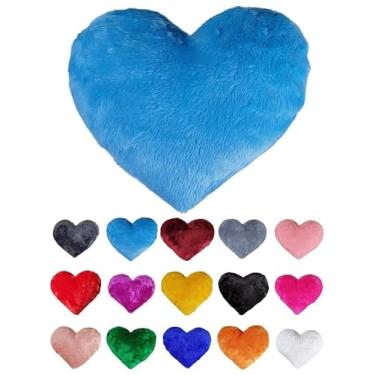 Imagem de Almofada Decorativa para Quarto Coração em Pelúcia Fibras de Silicone Minimalista Super Macia