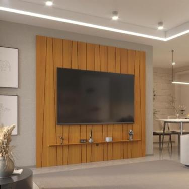 Imagem de Painel Ripado Horizon para Tv Até 75 Polegadas 225cm - ViaNossa