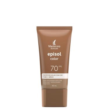 Imagem de Mantecorp Episol Color Tom 3 fps 70 - Protetor Solar Facial 40ml
