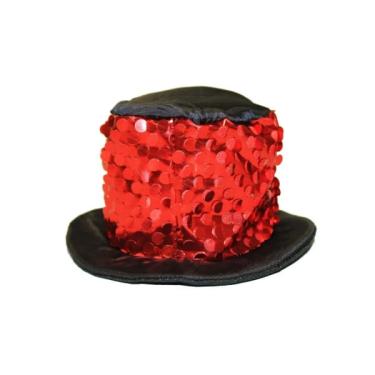 Imagem de Mini Cartola Paete Vermelha Festa De Carnaval