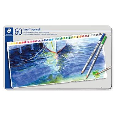 Imagem de Lápis de Cor Aquarelável, Staedtler, Karat, 125 M60 11, 60 Cores