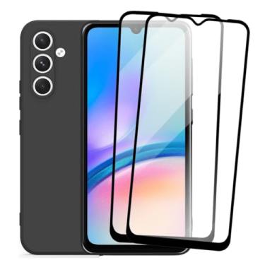 Imagem de Kit Capa Capinha Aveludada e 2 Películas de Vidro 3D Compatível Samsung Galaxy A05S- SMART E CASE