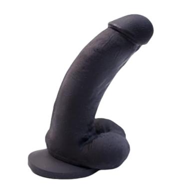 Imagem de Pênis Realístico 14x4cm com Ventosa Dylan Preto - Coleção Lovetoys