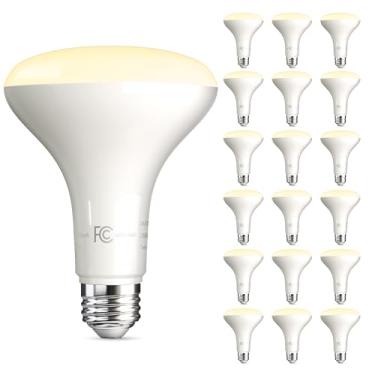 Imagem de TJOY Lâmpada De Led Br30, Equivalente A 65 Watts, 9 W De Eficiência Energética, Base Padrão E26, 3000 K, Regulável, Vida Útil De 15.000 Horas, Para Teto, Embutida, Sala De Estar E Cozinha, Pacote C