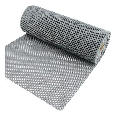 Imagem de Tela Antiderrapante Tapete Armário Emborrachado 70cm X 120cm (Cinza)