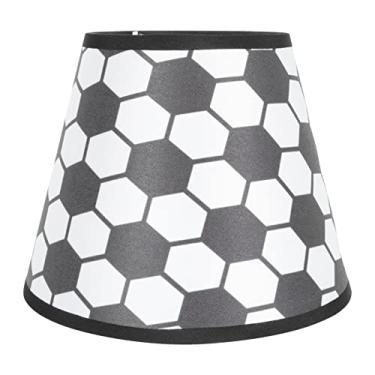 Imagem de Lurrose Abajur Médio Abajur Com Padrão De Futebol Substituição Para Lâmpada De Mesa Lâmpadas De Chão Luz Pendente