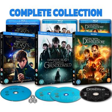 Imagem de Generic Coleção De 3 Filmes Animais Fantásticos (Segredos Dumbledore + Crimes Grindelwald (Cinema E Versão Estendida) Onde Habitam) Conjunto 4 Discos [Blu-Ray] [Regional Free]