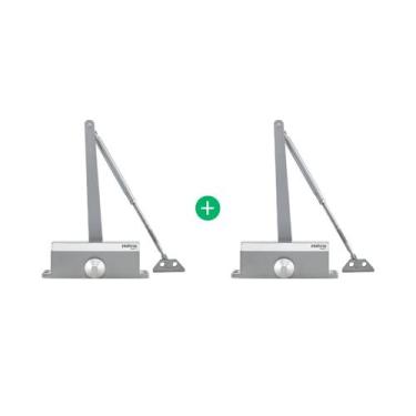 Imagem de Kit Mola Hidráulica Aérea MH 104 Para Portas até 85kg - 2 peças - Inte