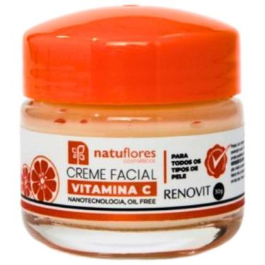 Imagem de CREME FACIAL VITAMINA C RENOVIT NANOTECNOLOGIA 30gr NATUFLORES