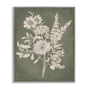 Imagem de Stupell Industries Bunches of Wildflower Herbs Gray Framed Giclee Art, design by Cat Thurman Designs, 24 x 30