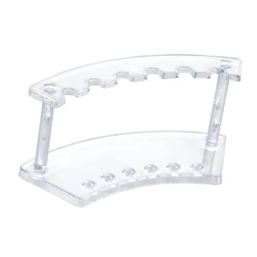 Imagem de IEUDNS Pen Stand Stand Pen Pen Decorative Lightweight Transparent Makeup Brush Rack Organizador para Escola de Catilhagem em Office Home, Claro