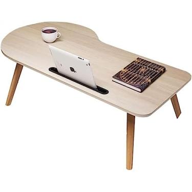 Imagem de Mesa de estudo para cama de computador, simples, dobrável, mini escrivaninha, dormitório, mesa preguiçosa, pequena