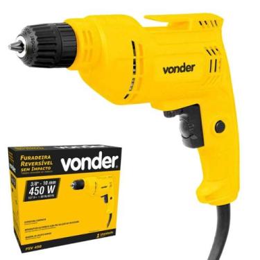 Imagem de Furadeira Sem Impacto 3/8" 450 W FSV 450 Vonder, 110V