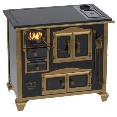 Imagem de Fogao a Lenha Venax n 2 Imperador Premium Caldeira Preto SD