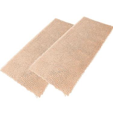 Imagem de Kit 2 Tapete De Banheiro Bolinha Microfibra Antiderrapante 100 Poliést