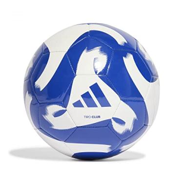 Imagem de adidas Bola unissex (costurada à máquina) Tiro Club Football, Branco/Team Royal Blue, HZ4168, 3