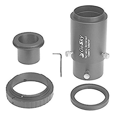 Imagem de Gosky Kit adaptador de câmera telescópica deluxe para Nikon SLR – para o telescópio Prime Focus e fotografia de projeção ocular