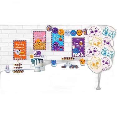 Imagem de Kit Festa Mêsversário Bolofofos Festa Decorativa