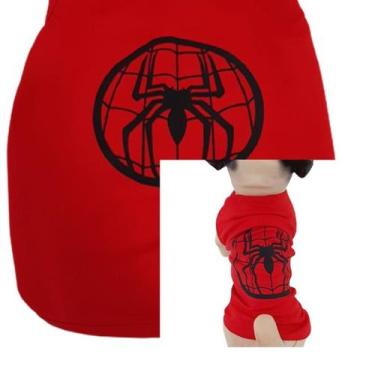 Imagem de Camiseta Pet Homem Aranha Para Cães - 01 A 07 - King Of Pets, 02