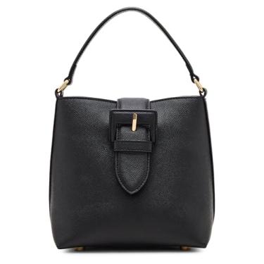 Imagem de Anne Klein Bolsa Hobo grande com bolsa, preta, Preto, Large