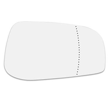Imagem de X AUTOHAUX Espelho retrovisor do lado direito do passageiro vidro com adesivo para VOLVO S60 S80 V70 2001-2006