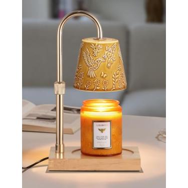 Imagem de nawaza Lâmpada Aquecedora De Velas Cerâmica Elétrica Regulável Para Jarras, Perfumadas, Altura Ajustável, Presentes Aniversário Dia Das Mães, Mulheres, Avós, Escritórios, Decoração Casa (Beija-Flor)