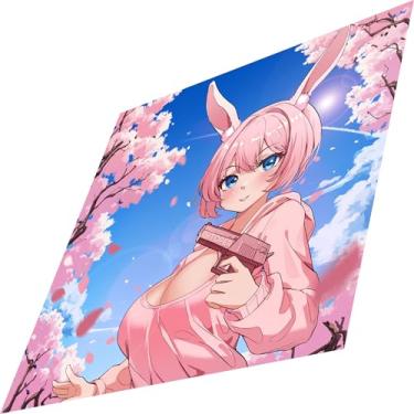 Imagem de Mouse pad GITOPER para jogos G2 PRO Esports - Base macia antiderrapante com superfície de controle suave de tecido (rosa)