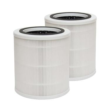 Imagem de PUREBURG Filtro de substituição compatível com purificador de ar Provirtec AP-01, pacote com 2 unidades de carbono ativado H13 HEPA 3 estágios, filtragem de ar limpo, poeira e odor de VOCs