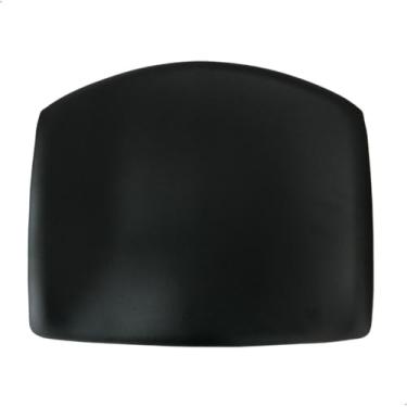 Imagem de Assento Estofado ErgoPlax CouroEco Para Cadeiras Iso Escritório Conforto Tapeçado Preto Home Gourmet