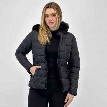 Imagem de Jaqueta Blue Rose de Nylon com Capuz Feminina-Feminino