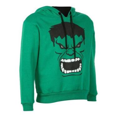 Imagem de Conjunto Moleton Infantil Hulk Blusa E Calça Roupa Menino - Megalupe, 