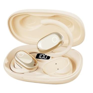 Imagem de Fones de ouvido TWS sem fio girando em fones de ouvido com redução de ruído adequada para todos os smartphones,White