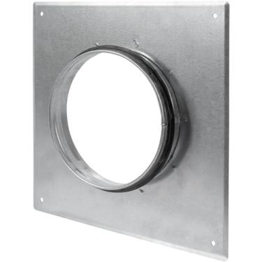 Imagem de Flange de conector de duto - Canais de 15 cm - Aço galvanizado - Flange de tubo reto ou flexível para aquecimento, resfriamento, sistemas de ventilação de ar (15,24 cm)