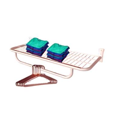 Imagem de Arara Prateleira De Parede Com Pingente 100 x 40 cm