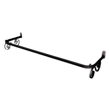 Imagem de Arara Fixa De Parede Tubo Oblongo Vintage 120 cm