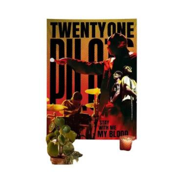 Imagem de Tapeçaria De Desenho Animado Boêmio Mandala T-Twenty One P-Pilots Lenç