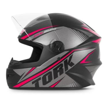 Imagem de Capacete Moto Fechado Pro Tork R8 + Narigueira Pro Tork G8, ROSA, 56