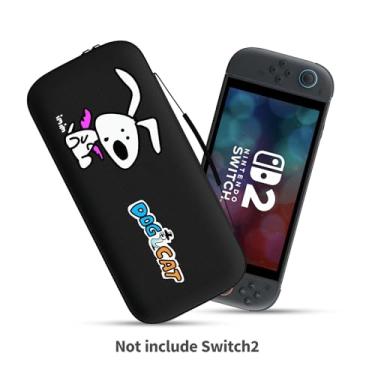 Imagem de Switch Carrying Case Compatible with Nintendo Switch 2, with 24 Games Cartridges Protective Hard Shell Travel Carrying Case Pouch for Switch 2 Console