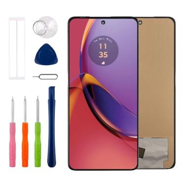 Imagem de Tela OLED para Motorola Moto G84 5G 16.5 cm Tela LCD Touchscreen Digitalizador Montagem com Kit de Ferramentas de Reparo, Suporte a Impressão Digital