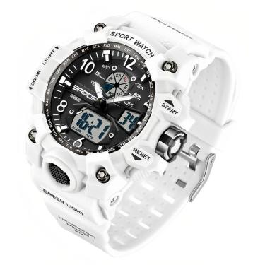 Imagem de Relógio esportivo feminino Gosasa 5ATM à prova d`água com cronômetro de alarme