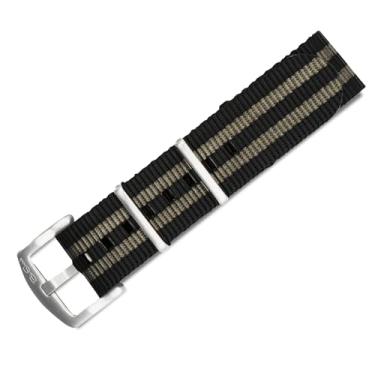 Imagem de BluShark, Pulseira de relógio à prova d'água, estilo militar, compatível com todas as marcas de relógios, acessórios de relógio de pulso de nylon durável com fivela de aço inoxidável - 18 mm, 20 mm