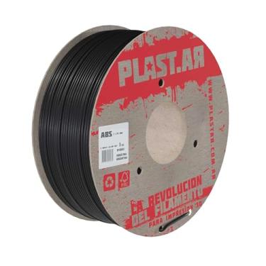 Imagem de Filamento Impressora 3d Plast.ar Abs 1.75mm 1kg Cor Preto